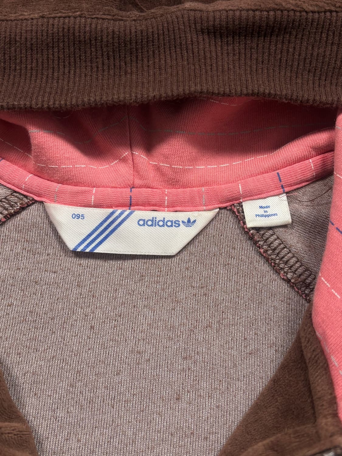 아디다스 브라운 벨벳 후드집업 상품이미지5