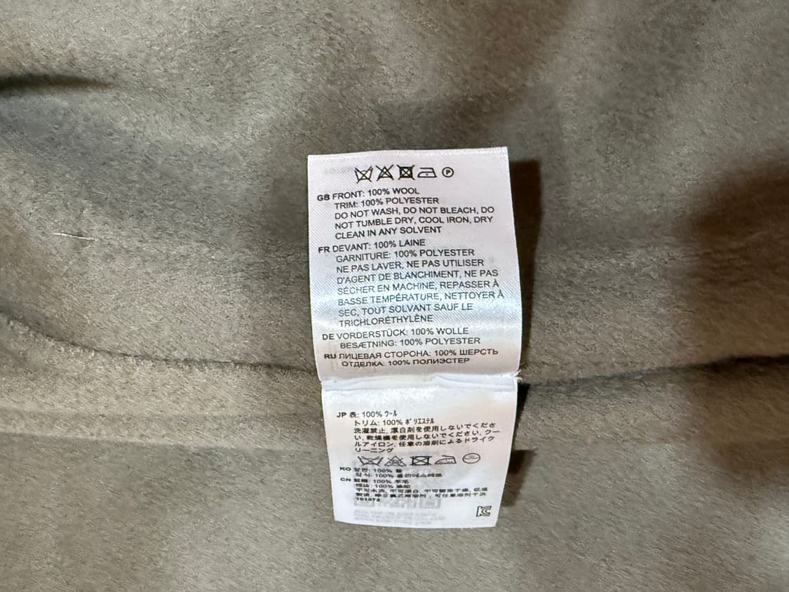 토템 더블 울 케이프 코트 상품이미지6