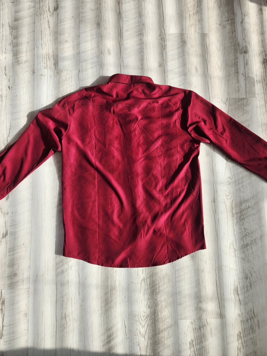 진머니 레드 셔츠 팜. 남성 빨간 셔츠 52(100~105사이즈) 상품이미지2