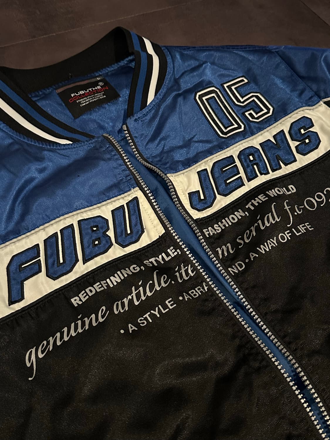 FUBU 후부 올드스쿨 블루종 자켓 (2000s Early) 상품이미지4