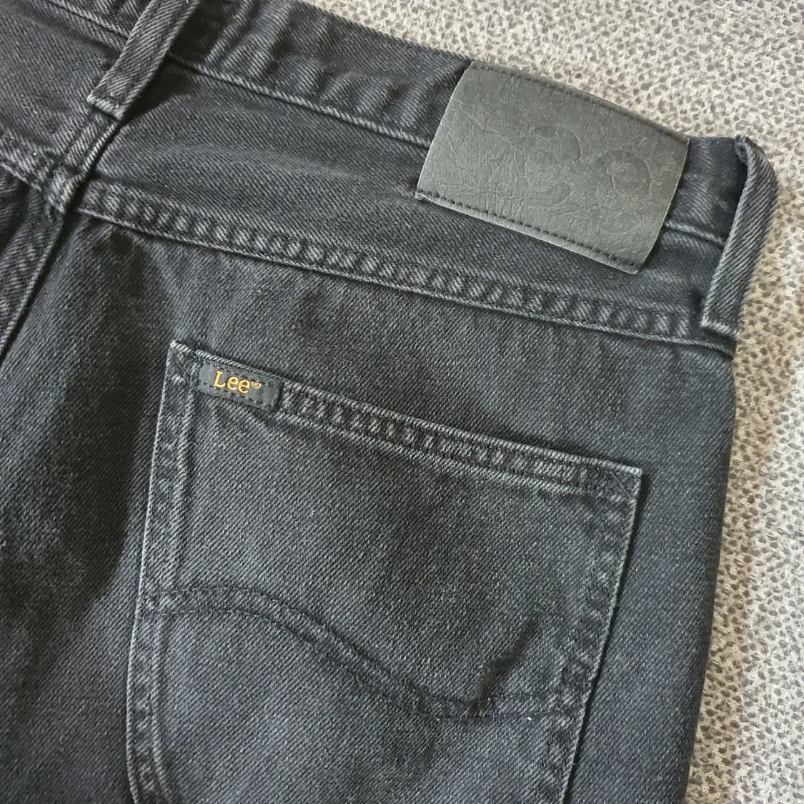 Lee 블랙 데님 숏 팬츠 상품이미지8