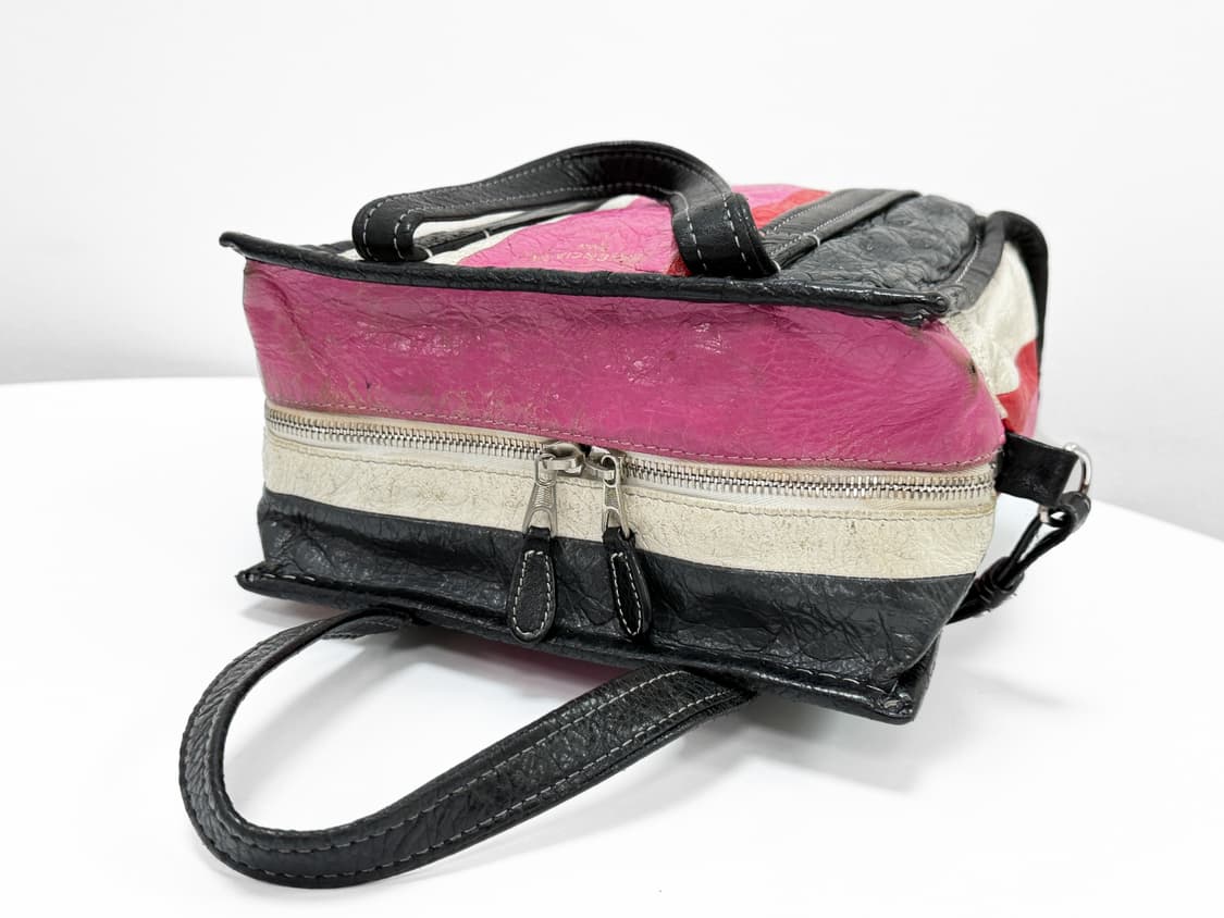 발렌시아가 스트라이프 바자 토트백  상품이미지7