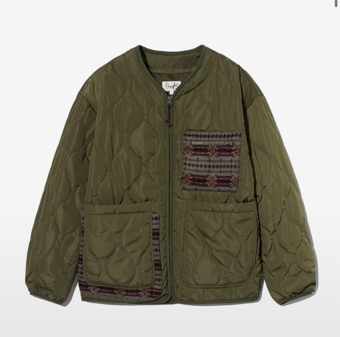 피지컬 디파트먼트 니트믹스 투웨이 포켓 퀄팅자켓, 경량패딩(L ) 상품이미지1