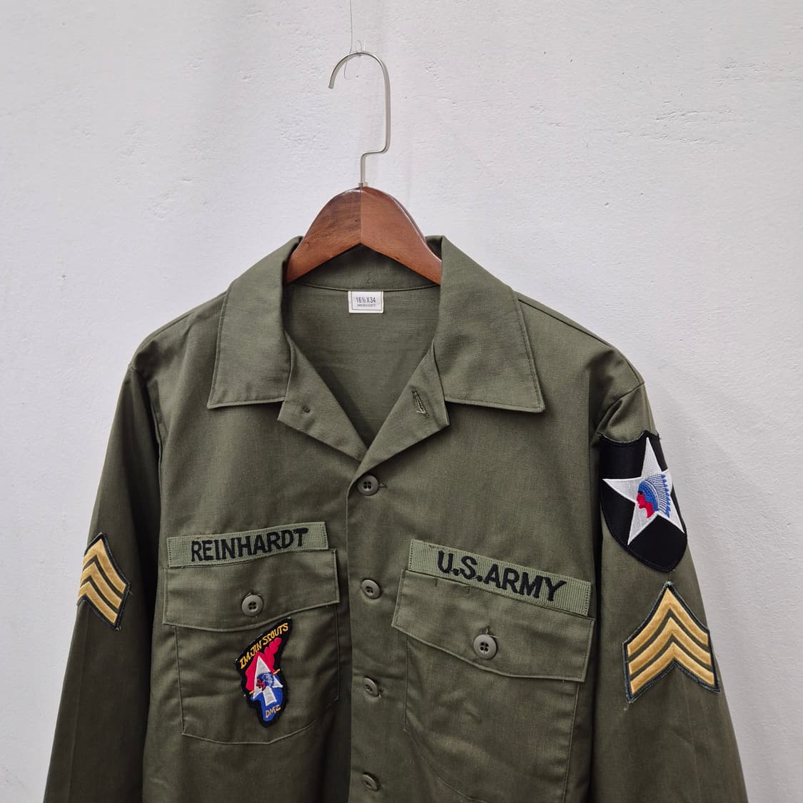 미군 오리지널 OG-507 유틸리티 셔츠 상품이미지2