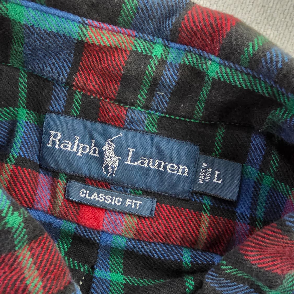 [L] 폴로 랄프로렌 체크 셔츠 남방 0126J1 상품이미지2