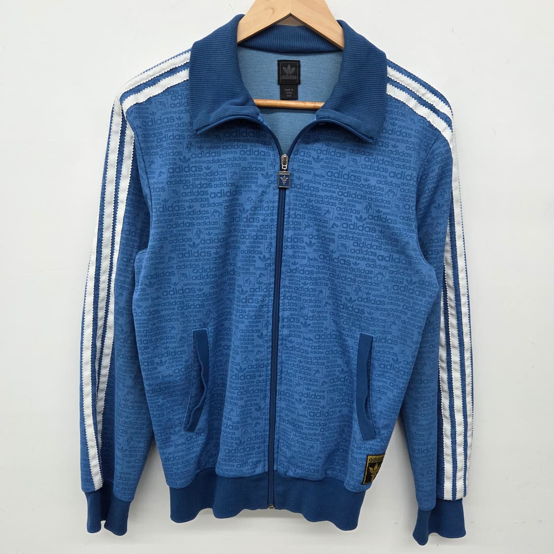 아디다스 져지 올드스쿨 파랑 트랙탑 남녀공용m 상품이미지2