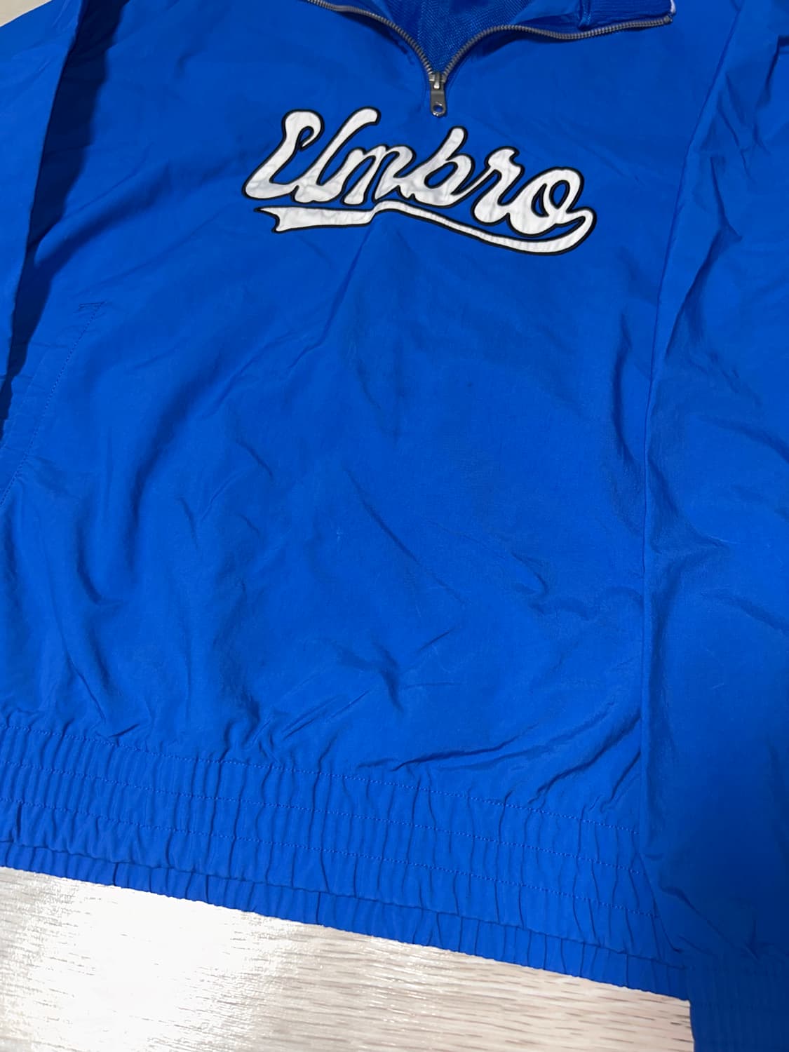 엄브로 프레피 옥스포드 스탠넥 아노락 블루 상품이미지3