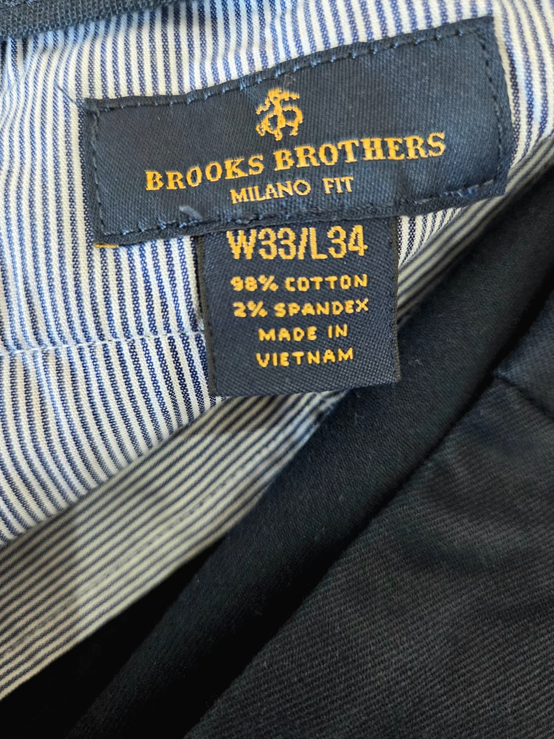 [판매] 브룩스 브라더스 밀라노핏 네이비 치노 (Size 32/30) 상품이미지5