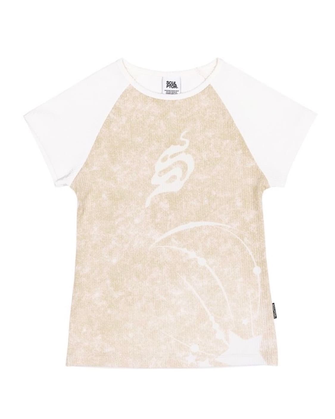 스컬프터 Brushed Crop Top Ash Beige 상품이미지1