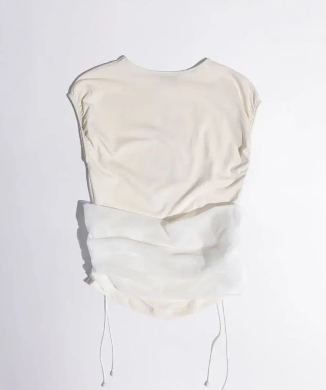 스컬프터 Berry Shirring Top Cream 상품이미지3