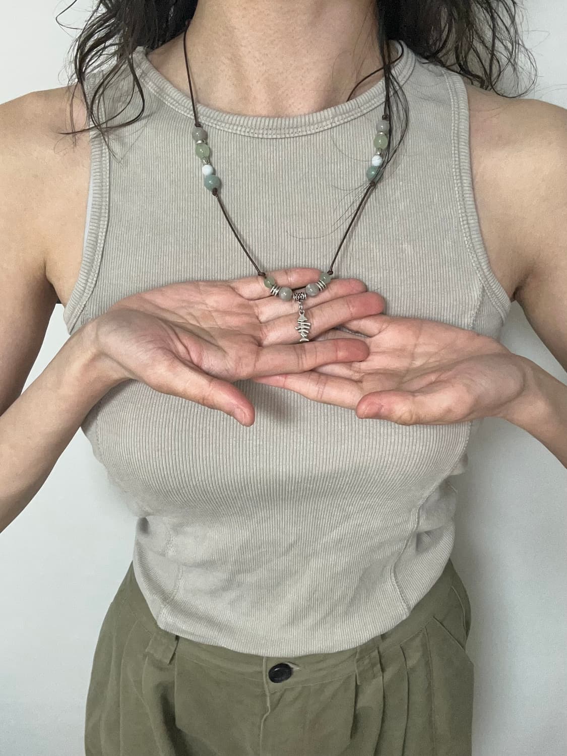 [핸드메이드] • 목걸이 • 뼈를 닮아가는 상품이미지2