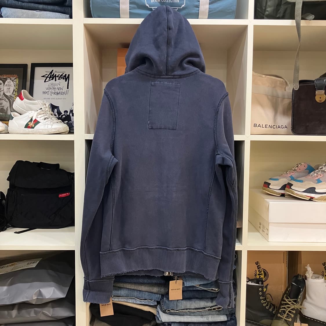 아베크롬비 네이비 후드집업 M 상품이미지3