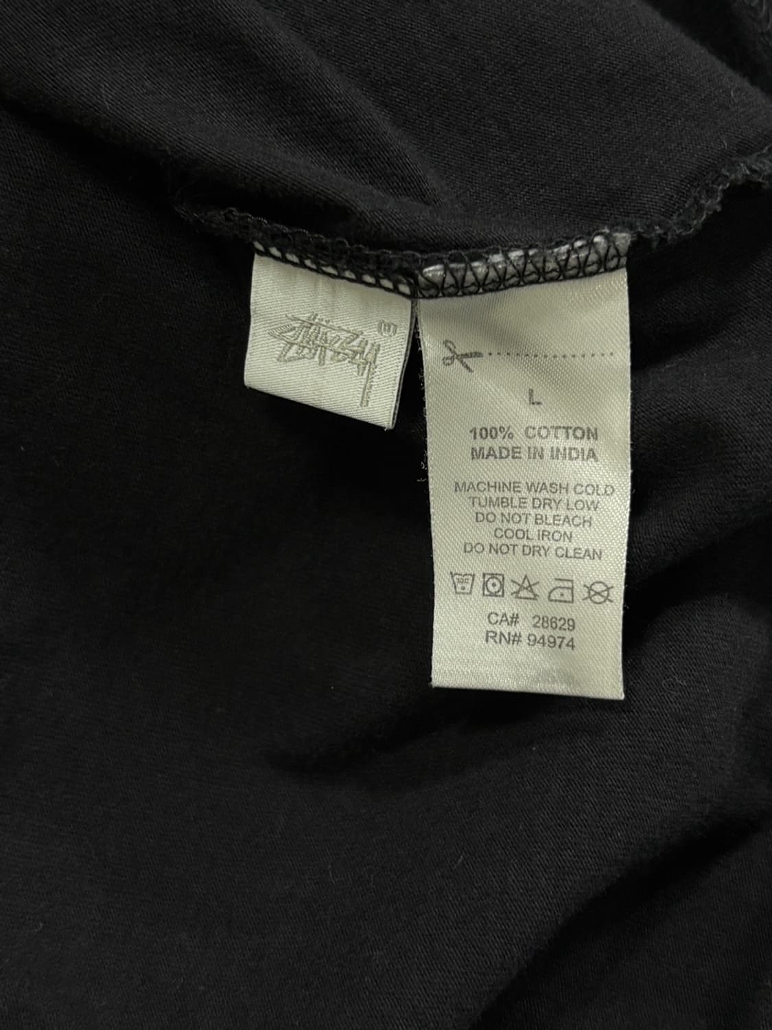 Stussy 스투시 타이다이 블랙 롱슬리브 상품이미지4