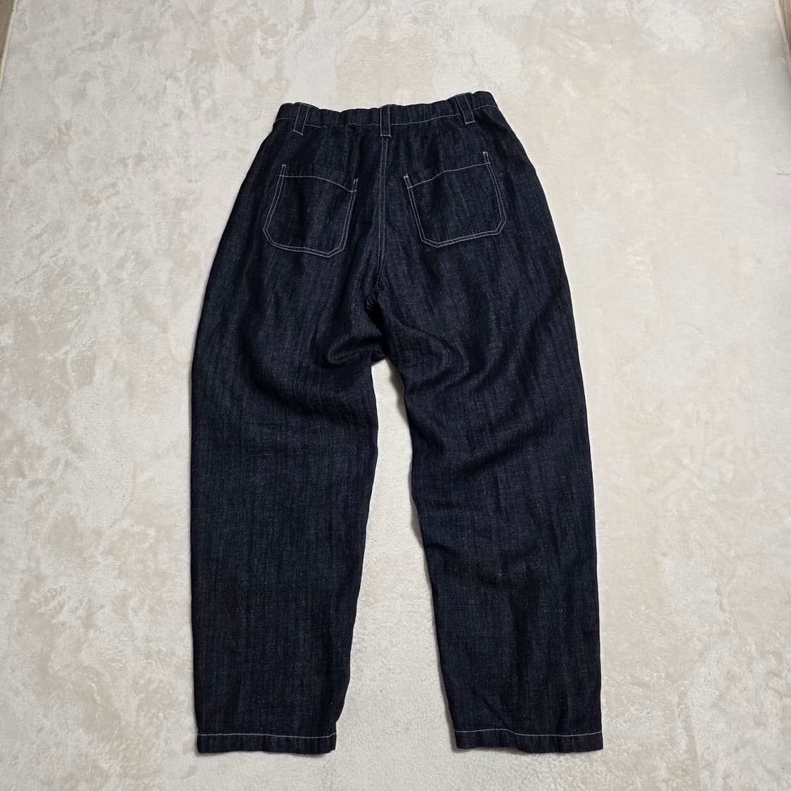 (L)미나브 밴딩 린넨 데님 팬츠 상품이미지3