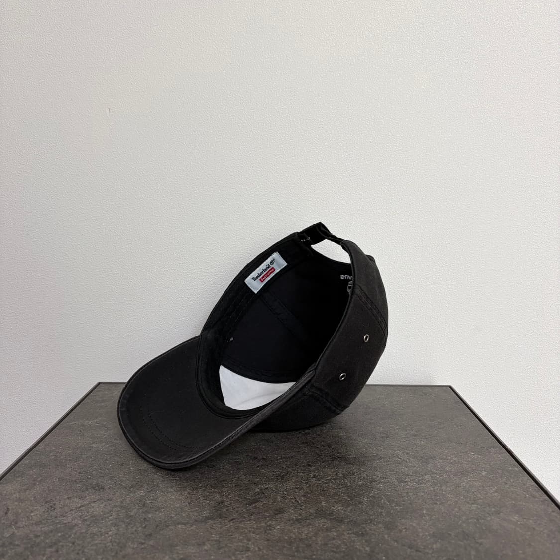 (OS) 슈프림 팀버랜드 6패널 볼캡 모자 워시드 블랙 상품이미지6