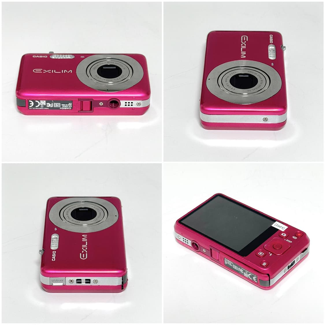 카시오 엑슬림 Z800 체리핑크 빈티지디카 상품이미지3
