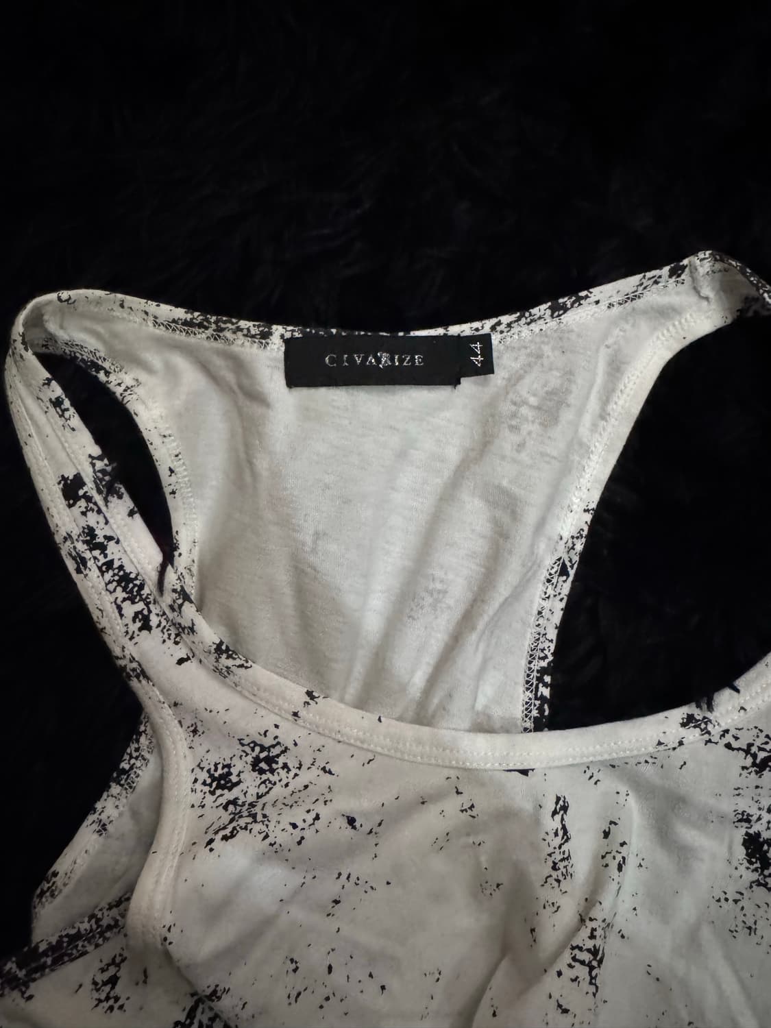 Civarize Black splatter-print sleeveless 상품이미지4