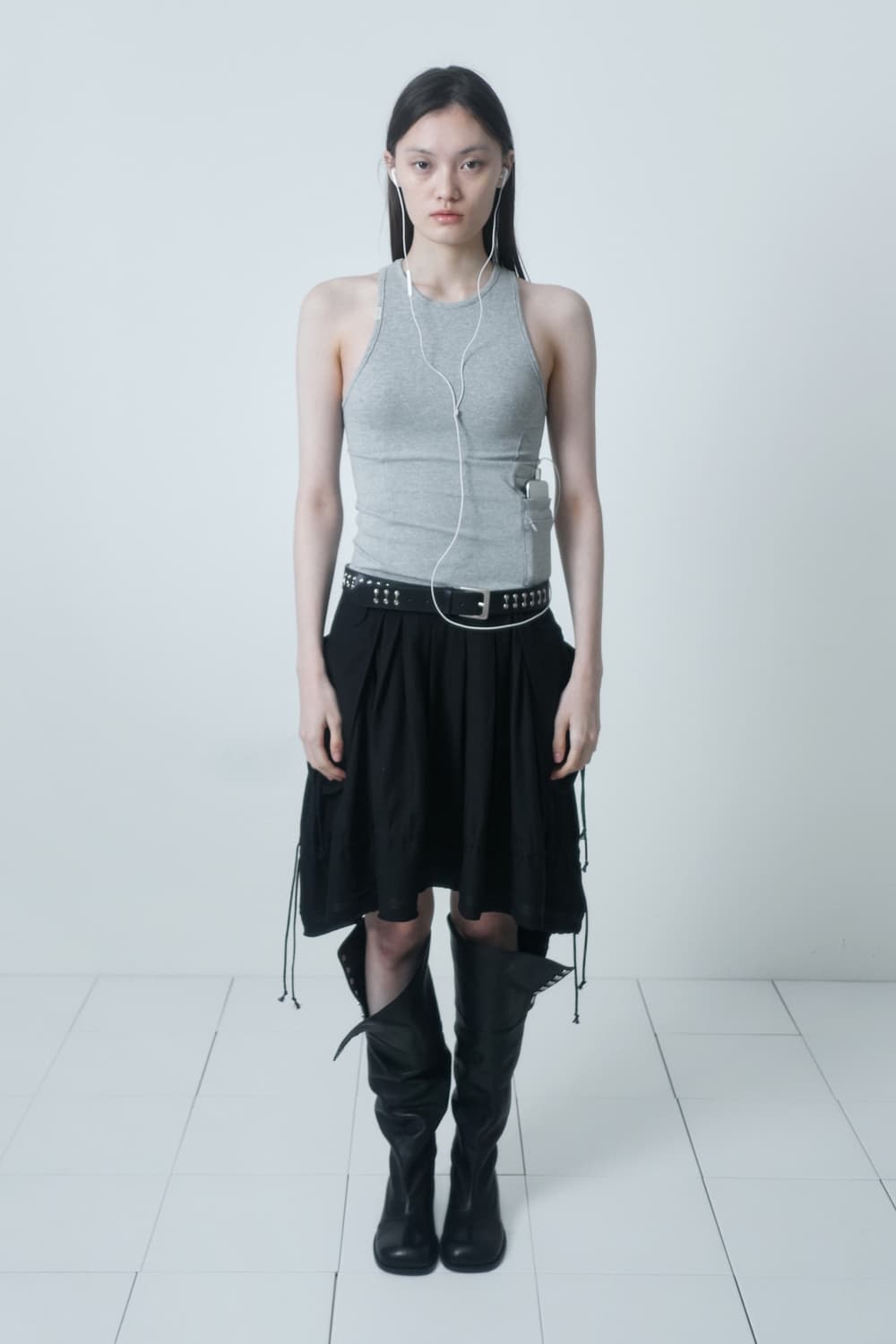 Cerric 세릭 펌킨 포켓 스커트 블랙 1사이즈 상품이미지1