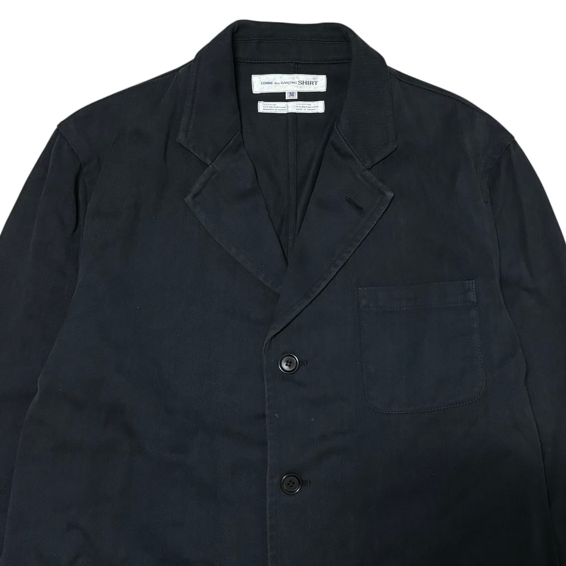 [M] 꼼데가르송 셔츠 면 트윌 재킷 상품이미지2