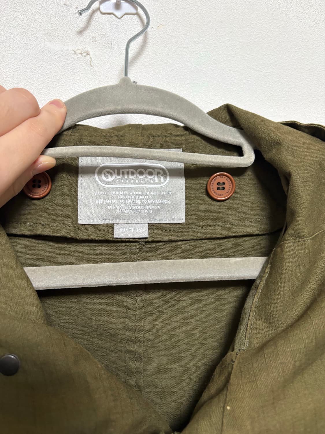 아웃도어프로덕츠 포켓 사파리 하프 야상 상품이미지7