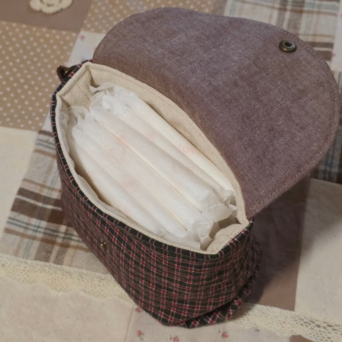 (할인중) 핸드메이드 생리대 파우치 상품이미지6