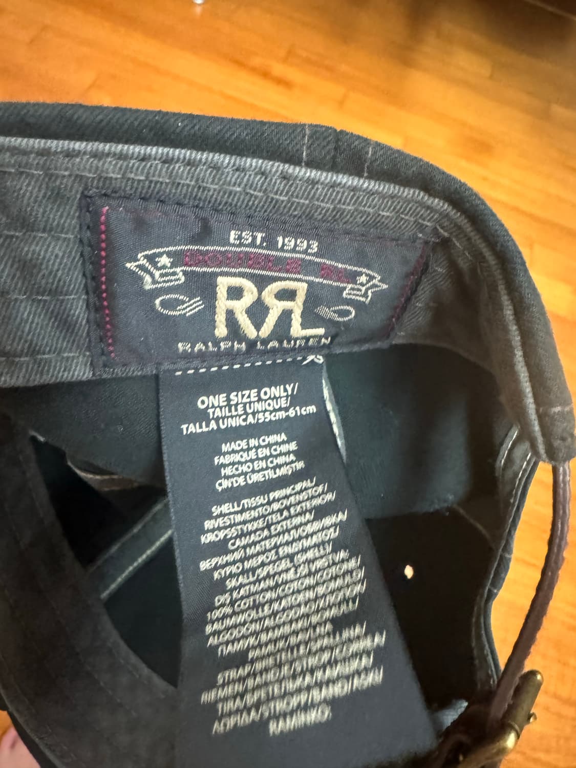 더블알엘 랜치로고 볼캡 상품이미지3