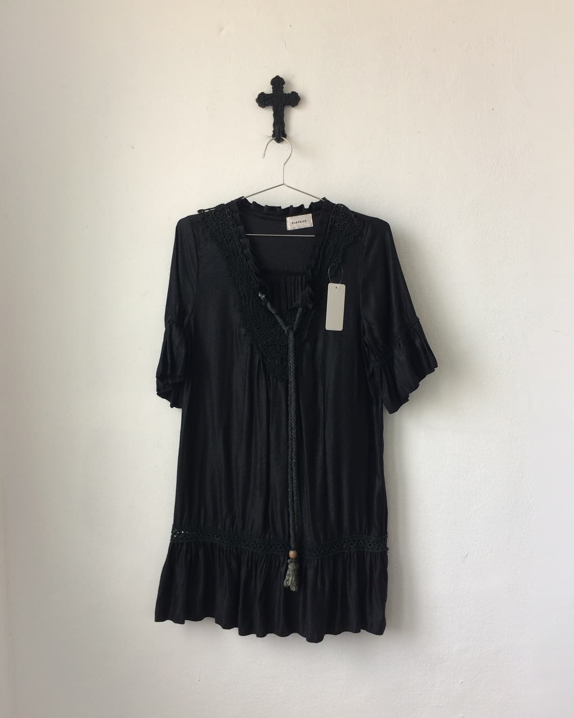 Crochet trimming onepiece 상품이미지2