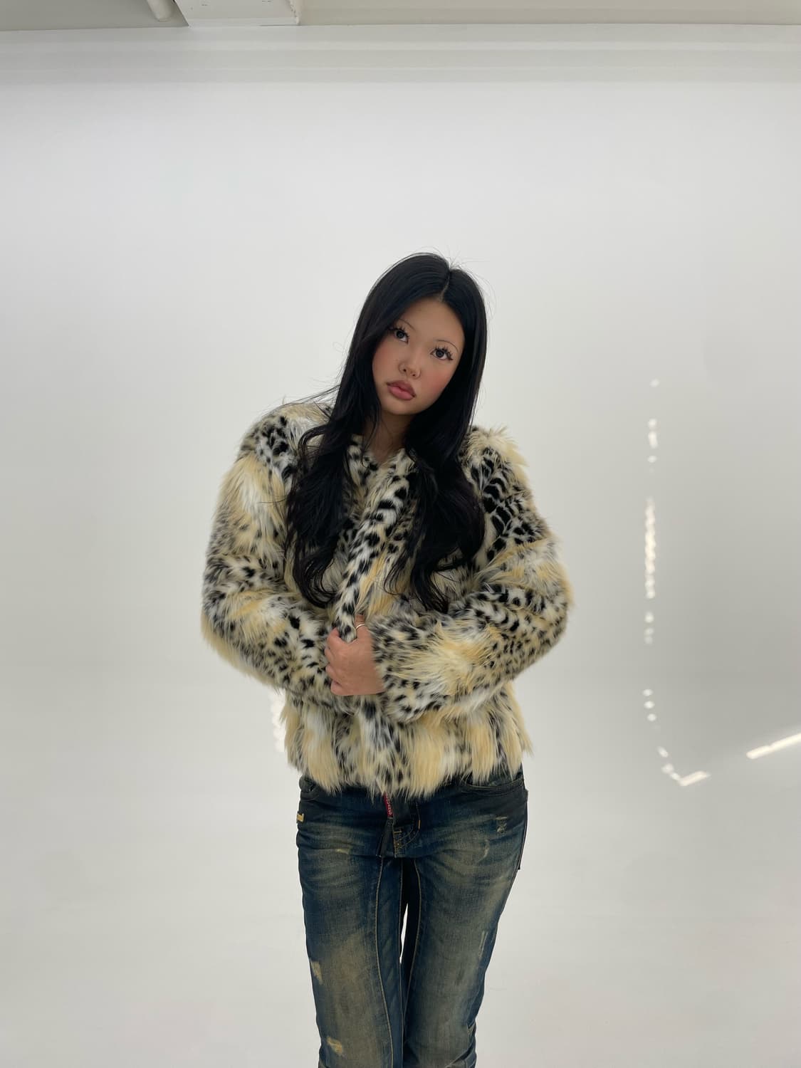Vintage Leopard Fur Jacket 상품이미지6
