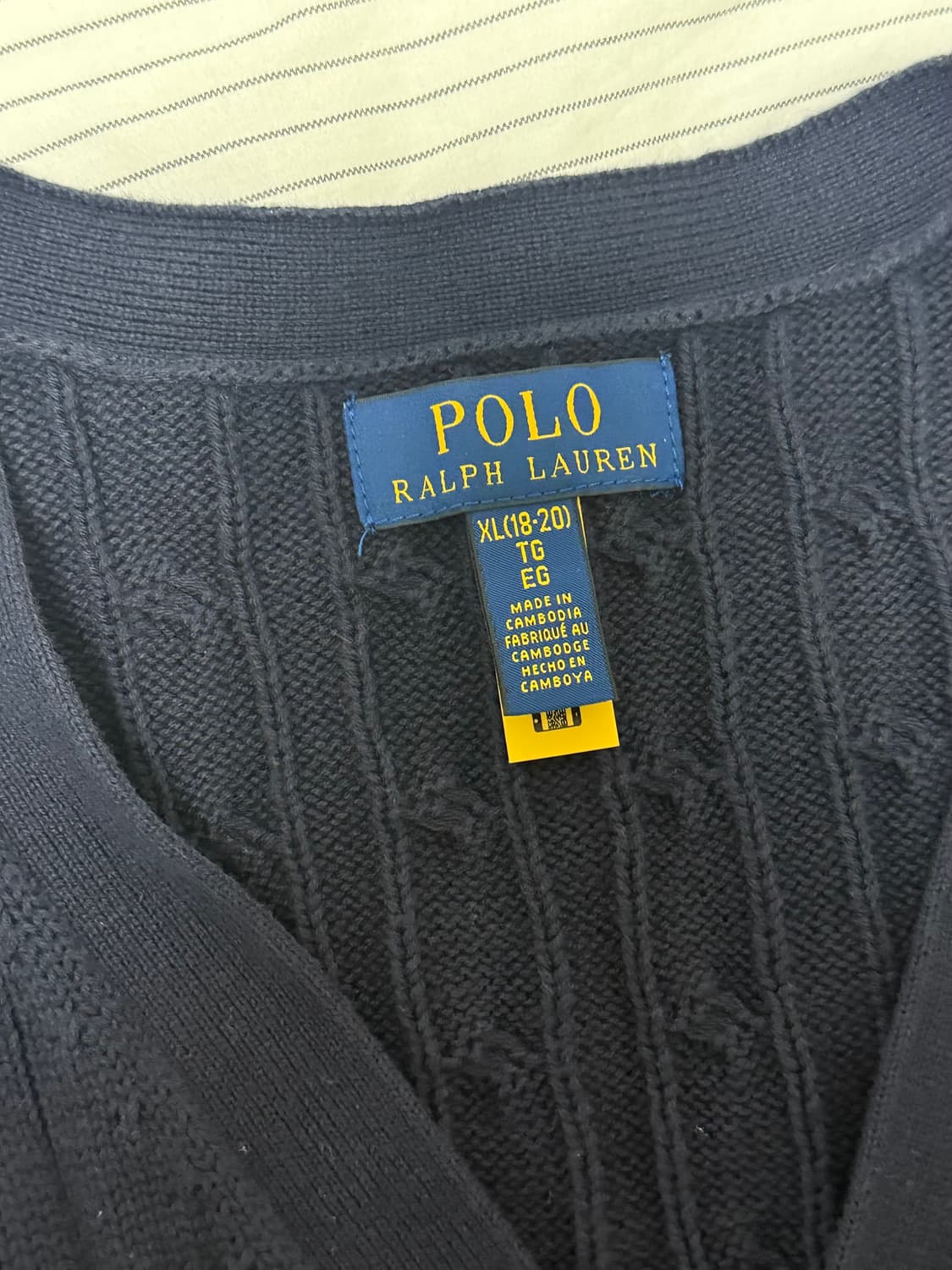 폴로랄프로렌 키즈 XL 가디건 팝니다. 상품이미지2