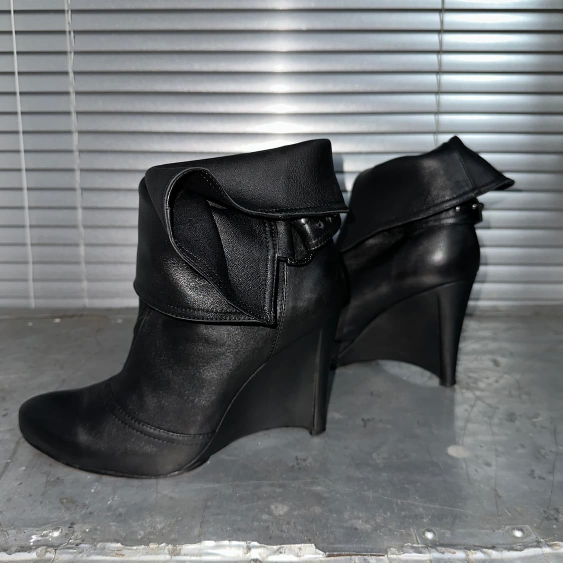 00s 폴드 오버 양가죽 웨치 부츠 상품이미지6