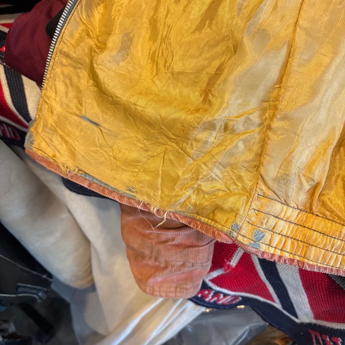 60년대 미국 빈티지 코듀로이 블루종 자켓 상품이미지7