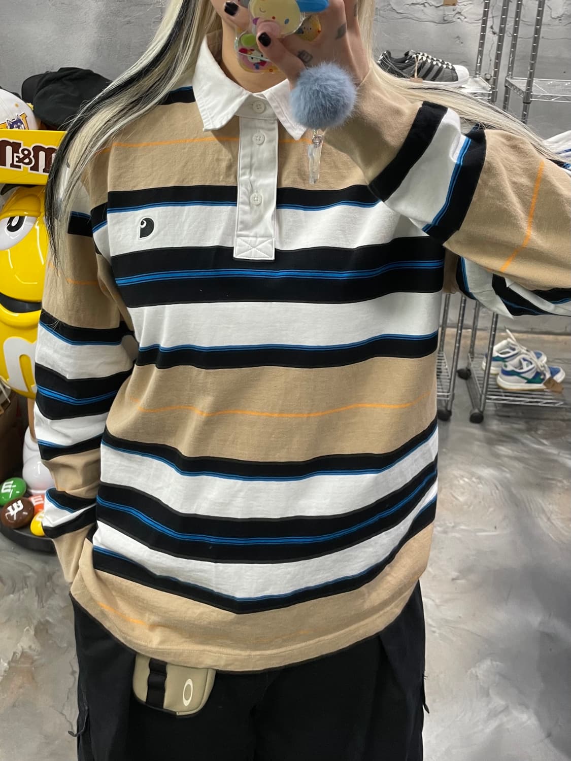 칼하트 WIP 스트라이프 pk 셔츠 상품이미지6