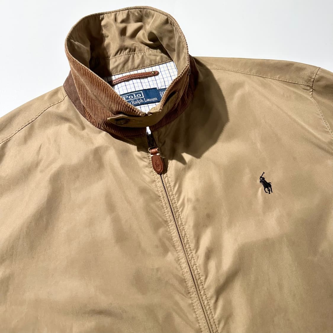 폴로 랄프로렌 코듀로이 카라 폴리쉘 스윙톱 블루종 자켓 상품이미지4