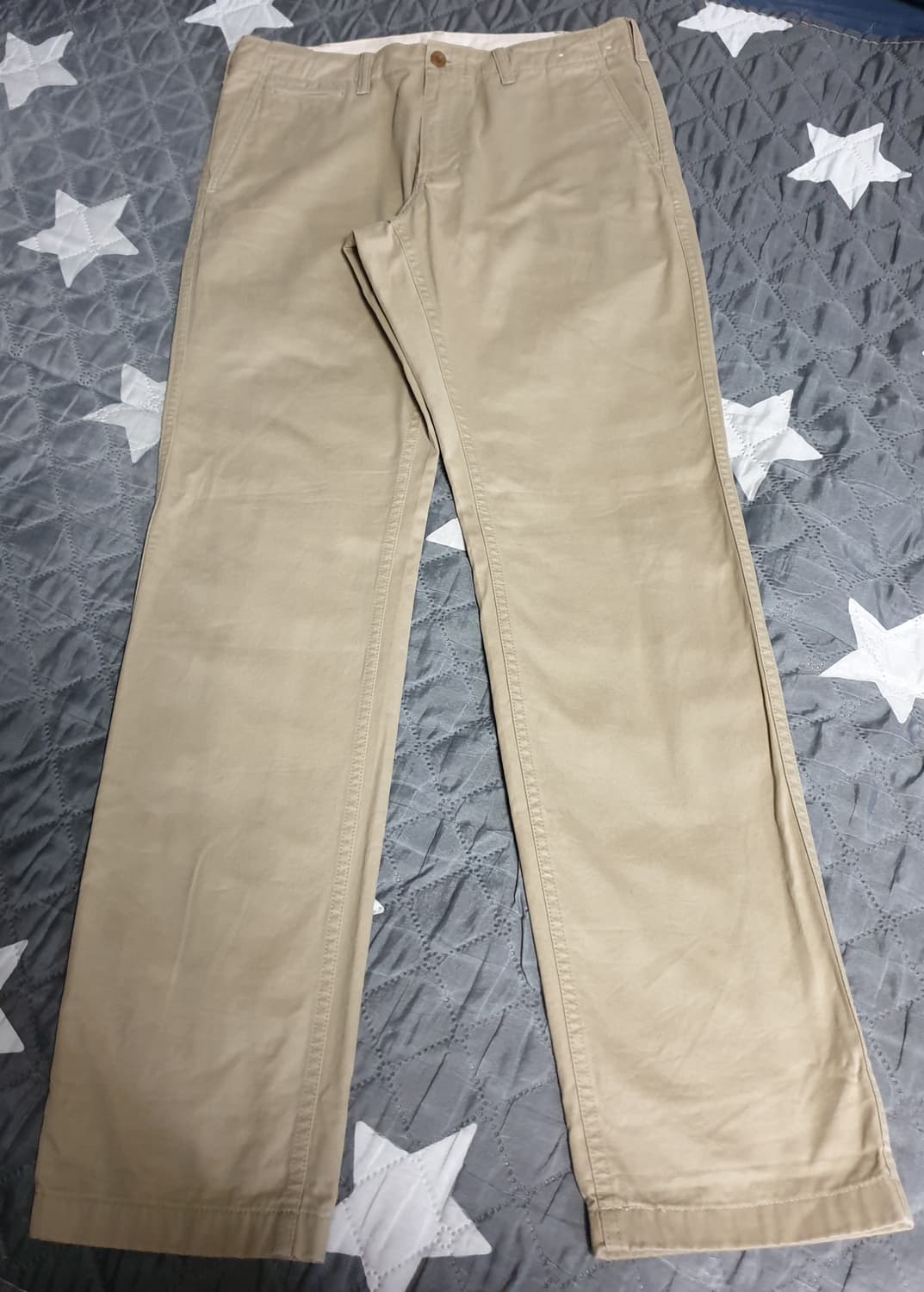 유니클로 스판 빈티지 레귤러핏 치노팬츠 베이지 (32) 상품이미지2