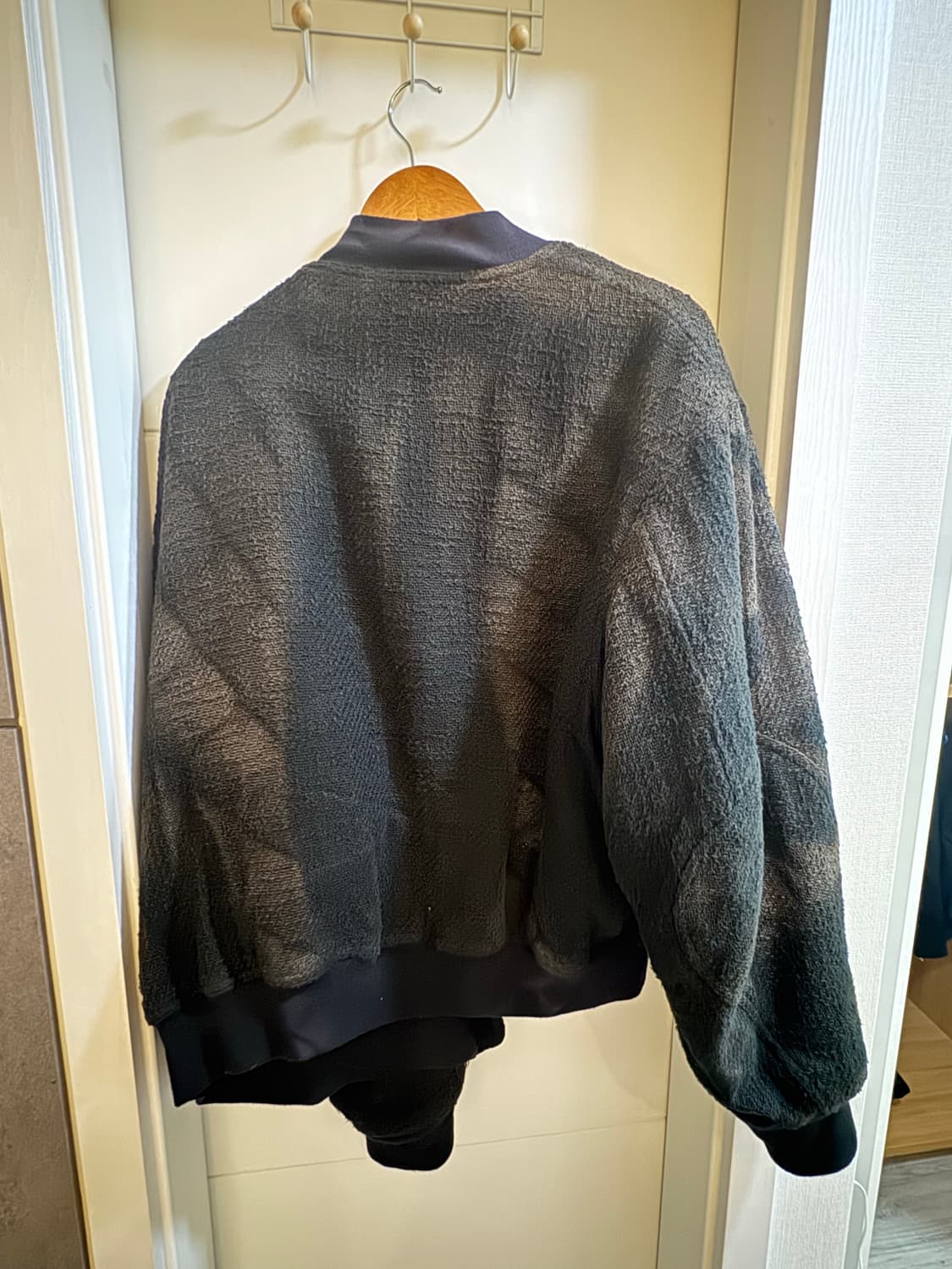 jiyongkim 24aw 선블리치 트위드 봄버 자켓 L 상품이미지3