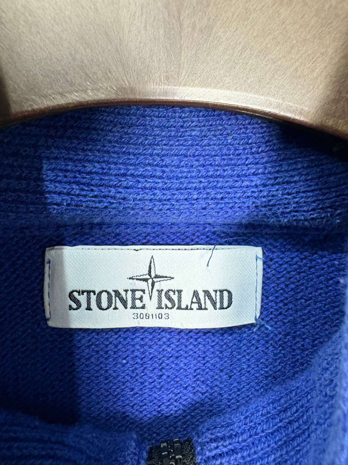 스톤아일랜드 나일론 후드 니트집업 A3376 상품이미지7