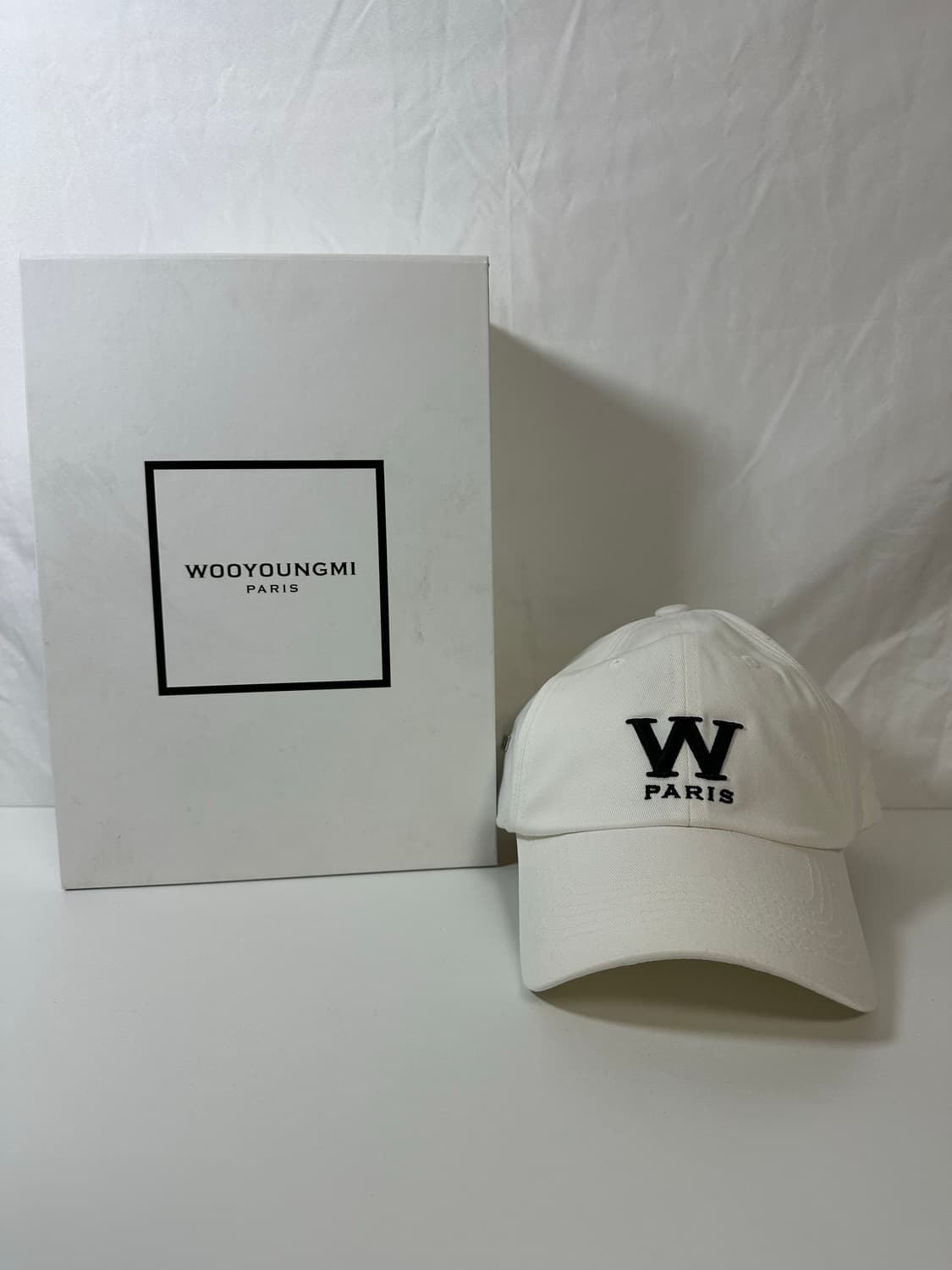 (OS) 우영미 W패치 볼캡 아이보리 상품이미지1