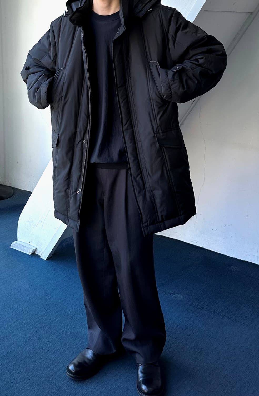 Down padded design coat 상품이미지8