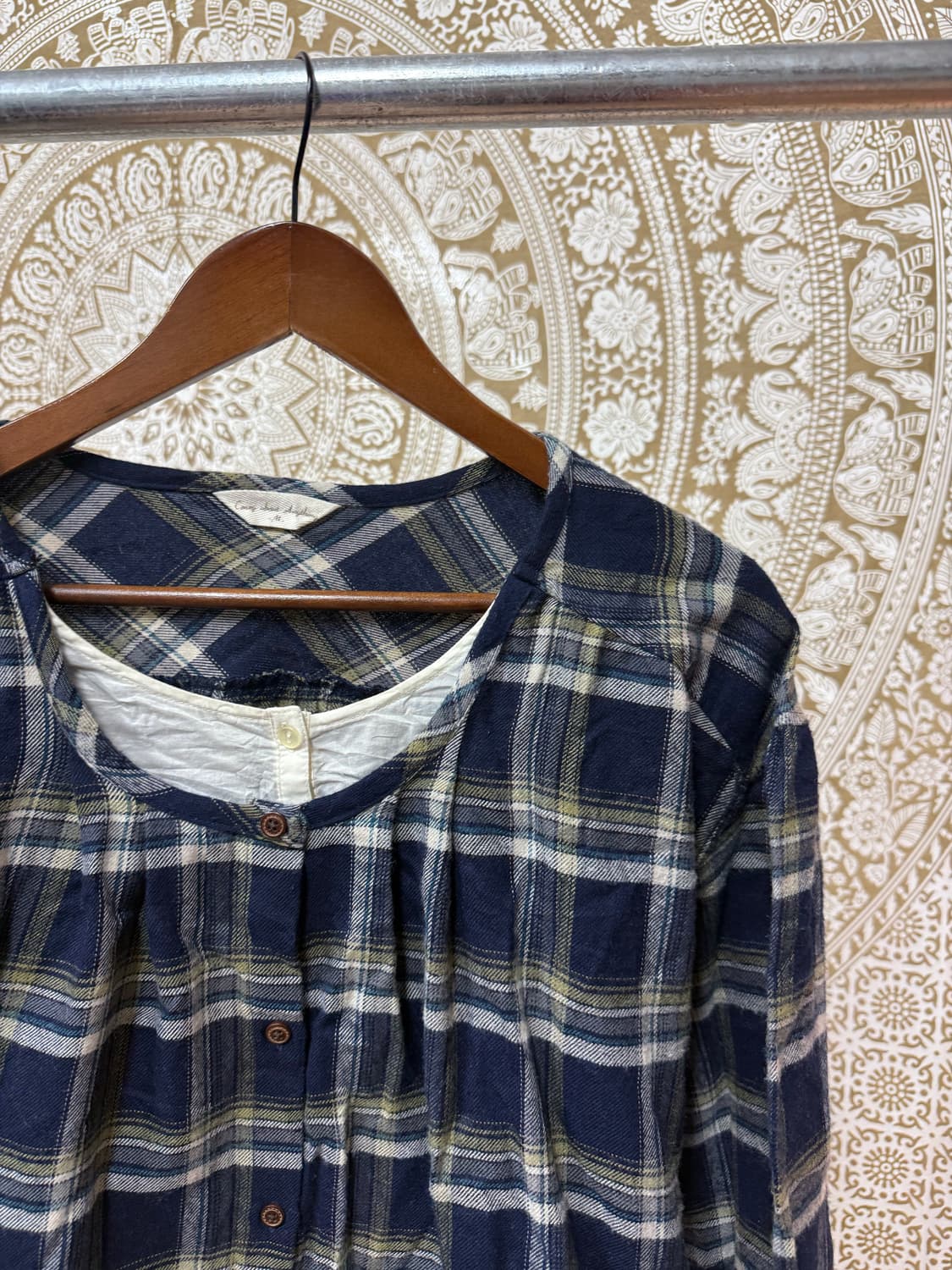 제페니즈 빈티지 여성 레이어드 카라리스 셔츠 (Z991) 상품이미지3