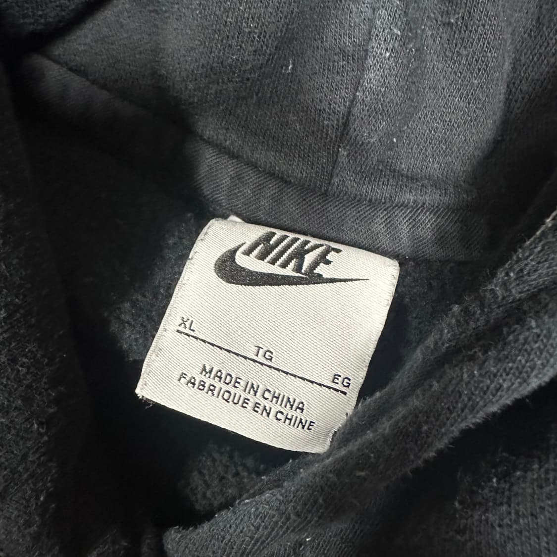 ✨ (세트) 나이키 더블 빅스우시 블랙 기모 후드 팬츠 상품이미지4