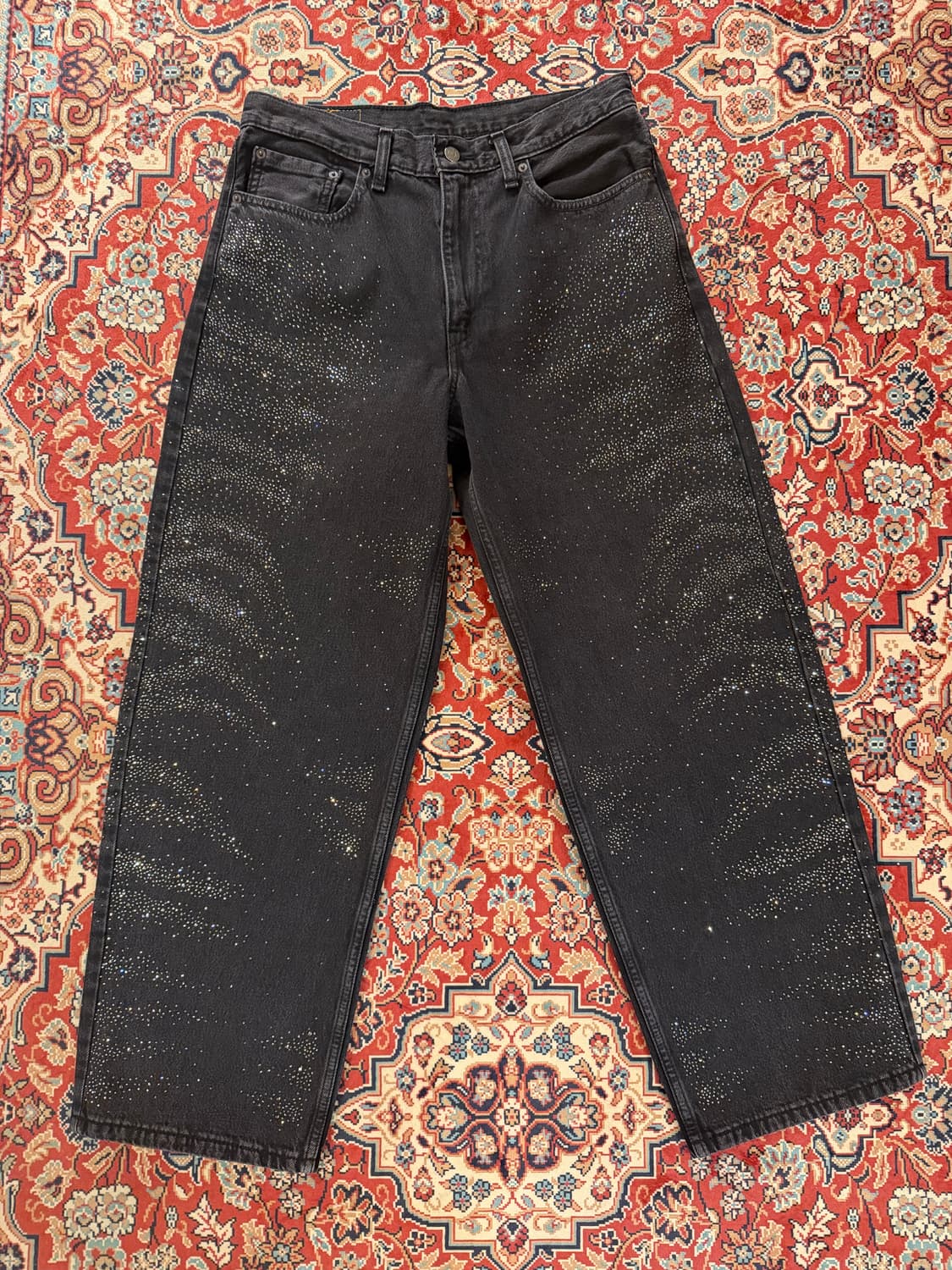 리바이스578 라인스톤 리워크 데님 상품이미지1