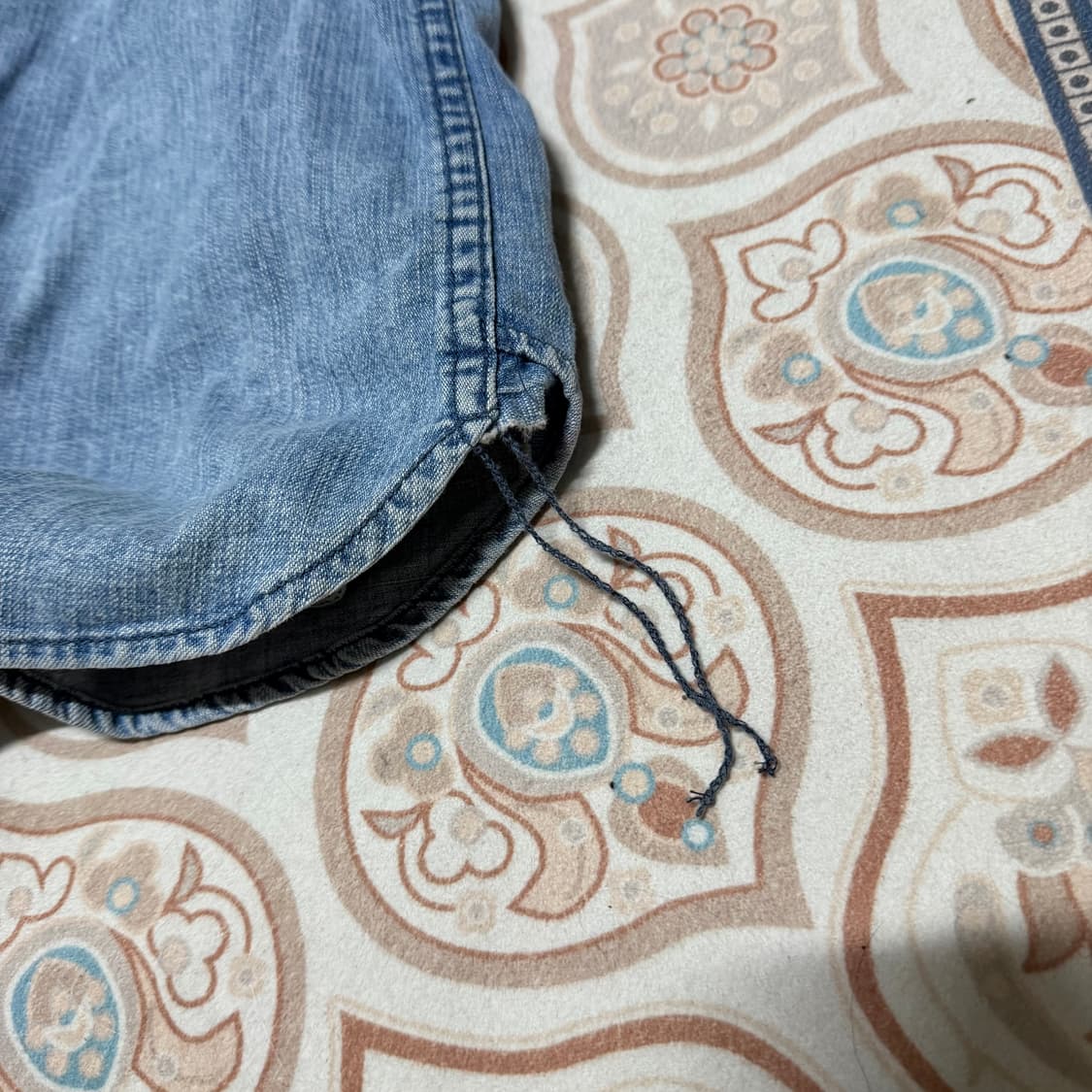 레미릴리프 프린지 데님 셔츠 상품이미지6