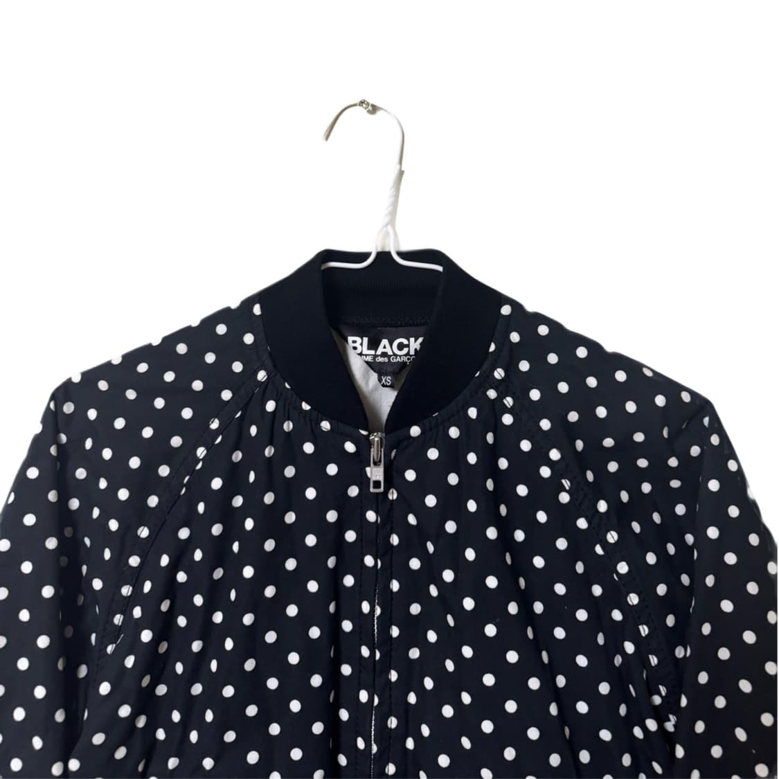 블랙 꼼데가르송 폴카도트 블루종 상품이미지2