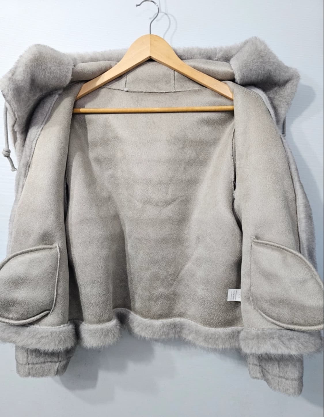 오드리앤내추럴 그레이 밍크퍼 후드 자켓 ~77 상품이미지6