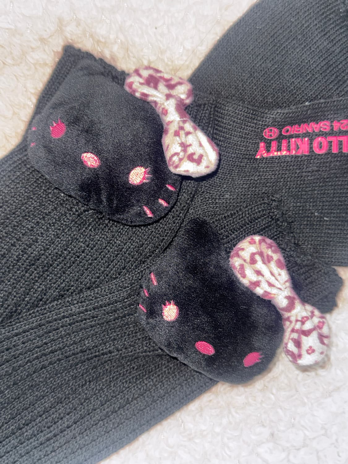 (정품) 키티 워머 긴 양말 갸루 호피 상품이미지1