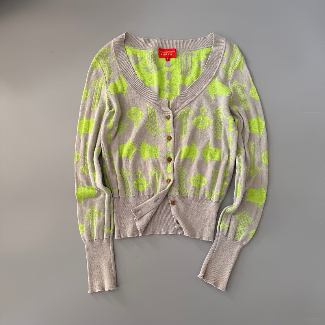 비비안 웨스트우드 orb로고 여성 가디건 상품이미지2