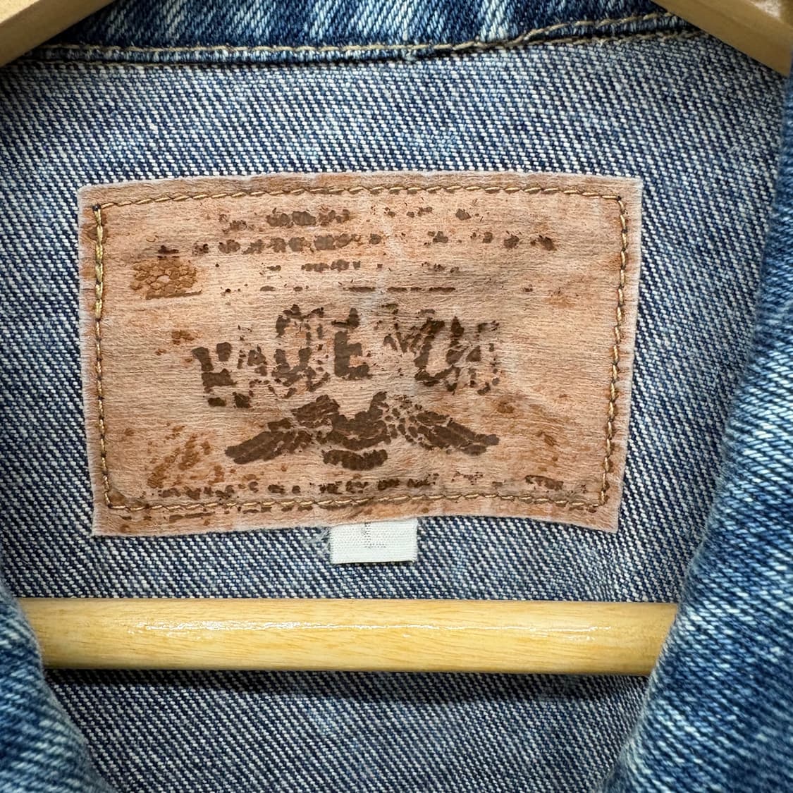 할리데이비슨 데님 청자켓 빈티지 워싱 여성 L 상품이미지4