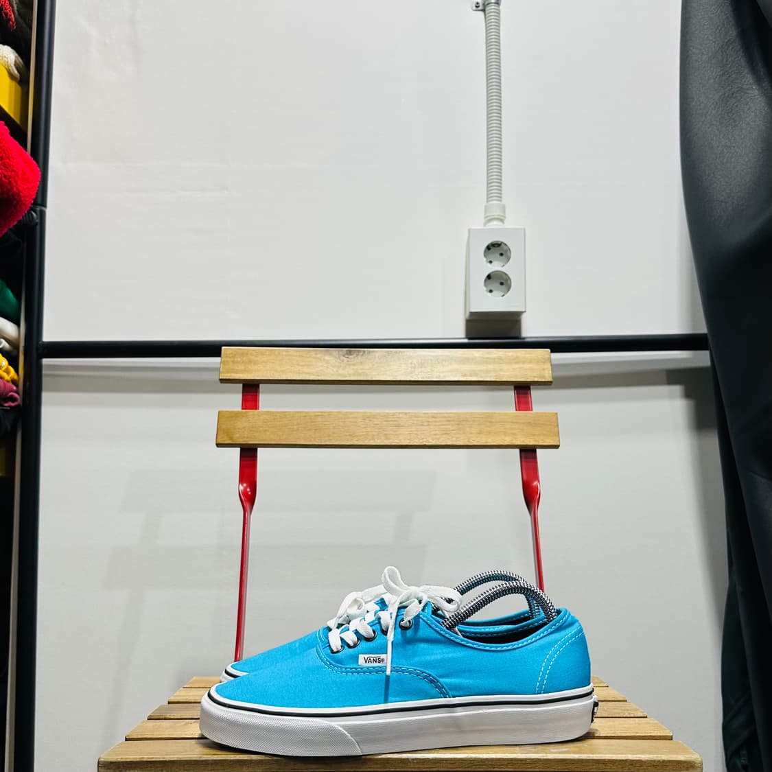 US8.5 265) 반스 운동화 남성 남자 신발 어센틱 블루 상품이미지3