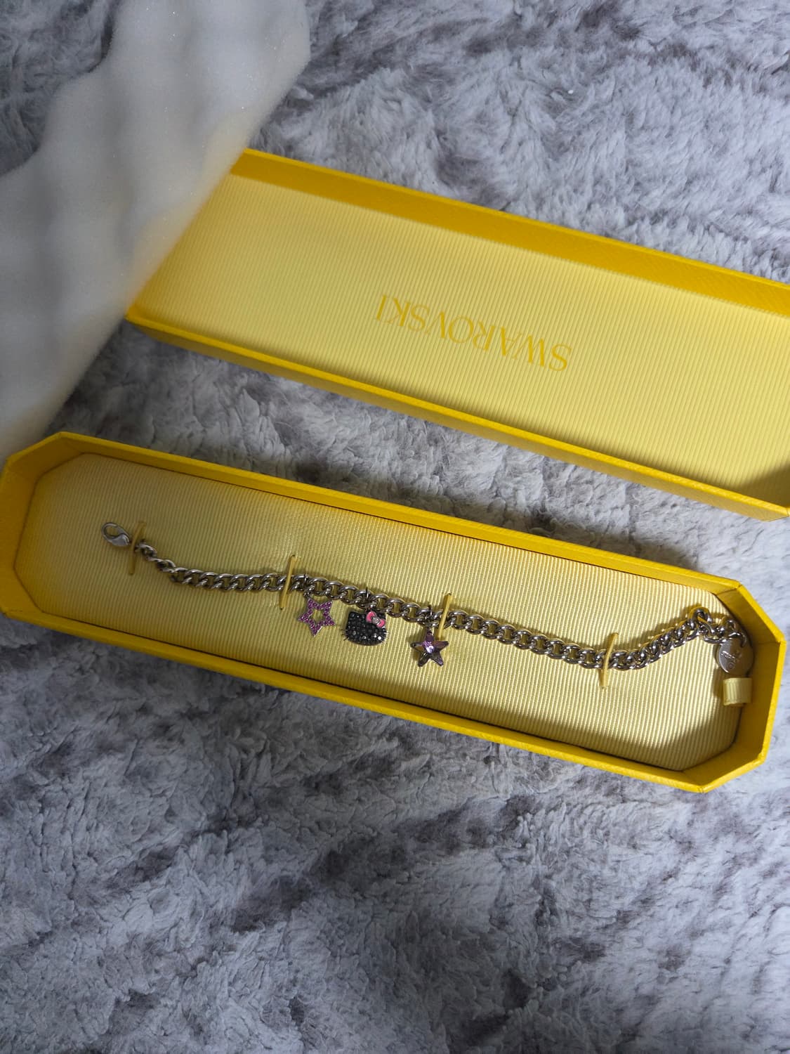 스와로브스키 네온 키티 팔찌 상품이미지1