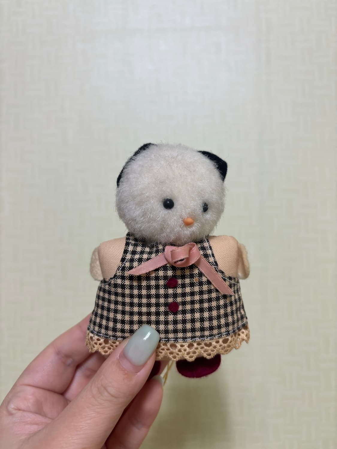 고전 빈티지 쇼와레트로 고양이 뱃지 인형 상품이미지1